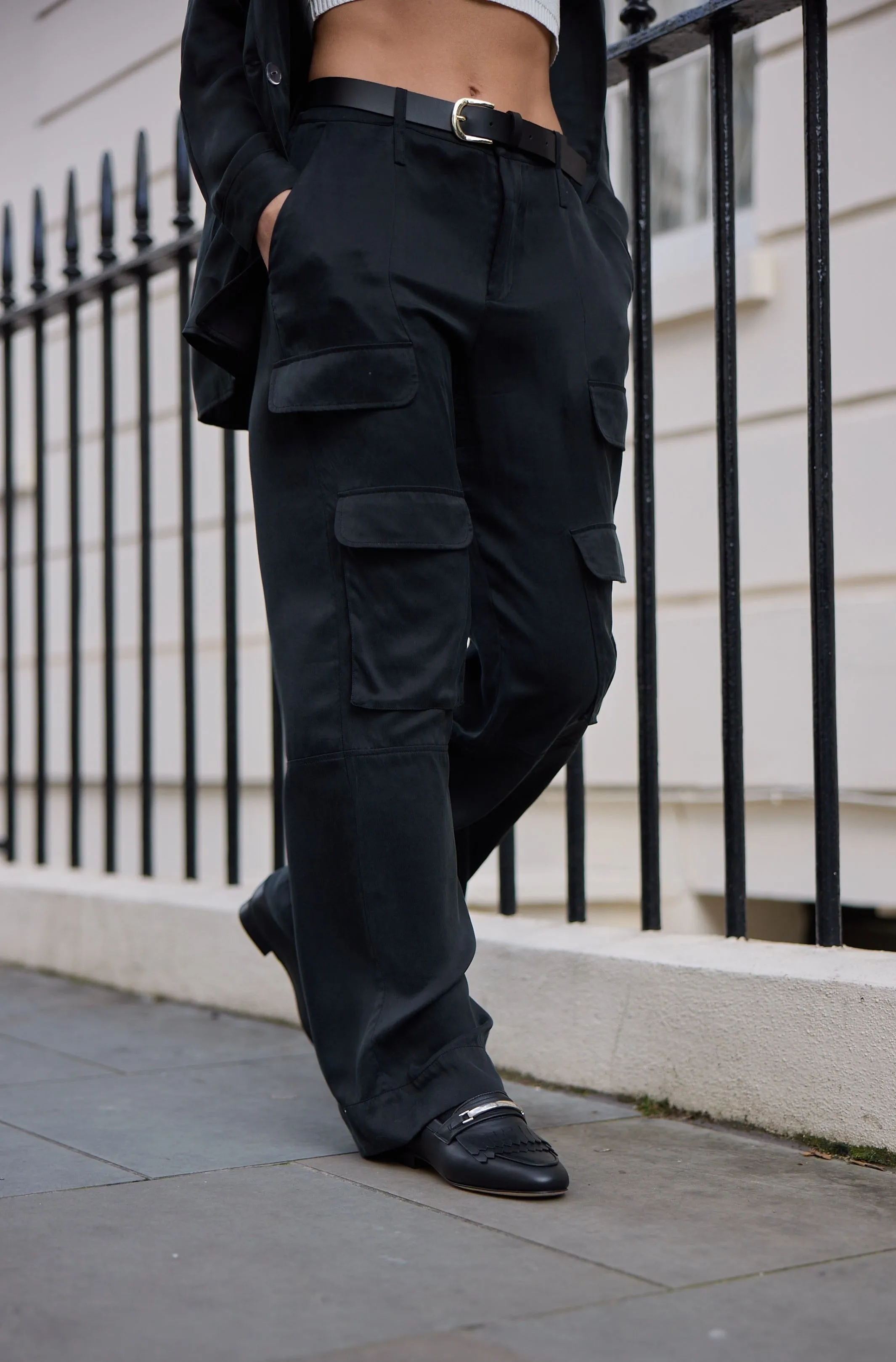 90s Cargo Silk Pant