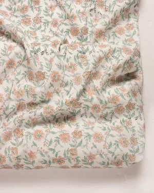 Abstract  Hand Block Liva Cotton Fabric