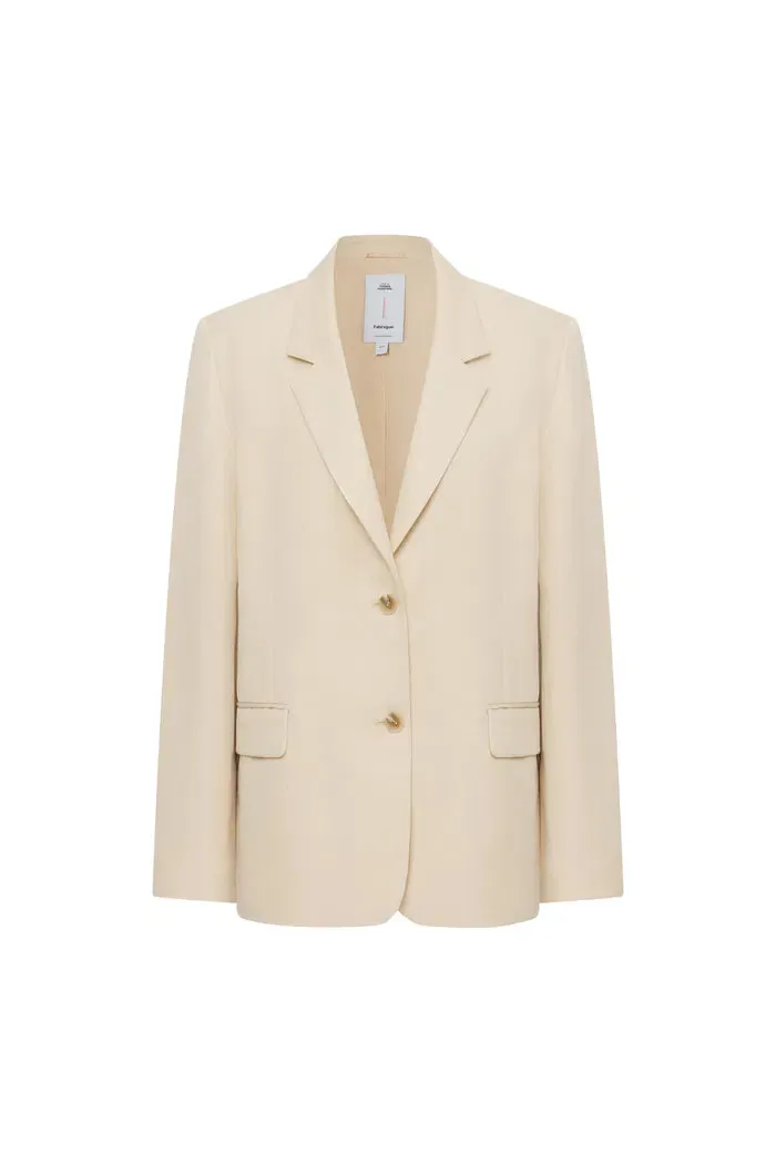 Barra Suit Blazer in Silk Linen