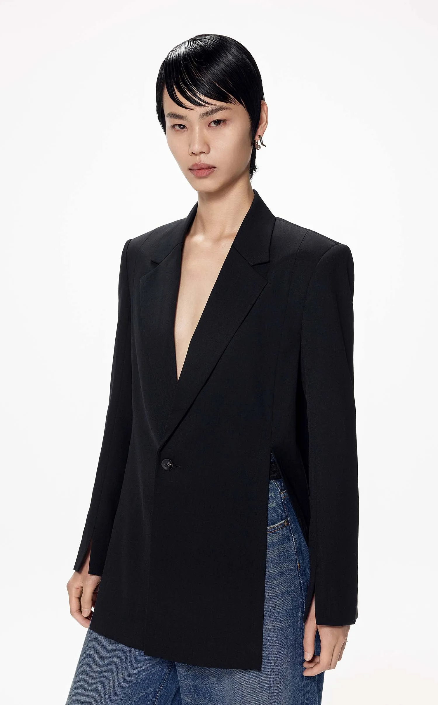 Blazers / JNBY Slim Fit H-Line Long Sleeve Blazer
