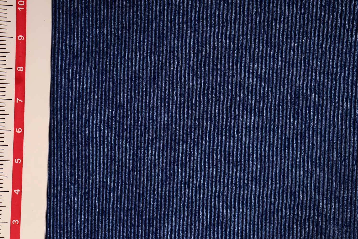 Blue Pleated Veour Velvet Fabric