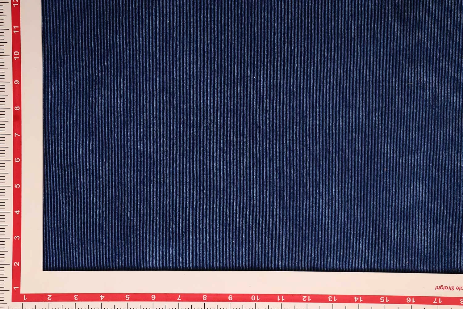 Blue Pleated Veour Velvet Fabric