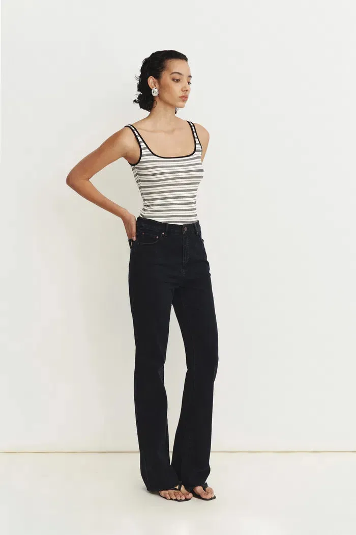 Cathy Turkish Bell Bottom Jeans in Stretch Turkish Denim