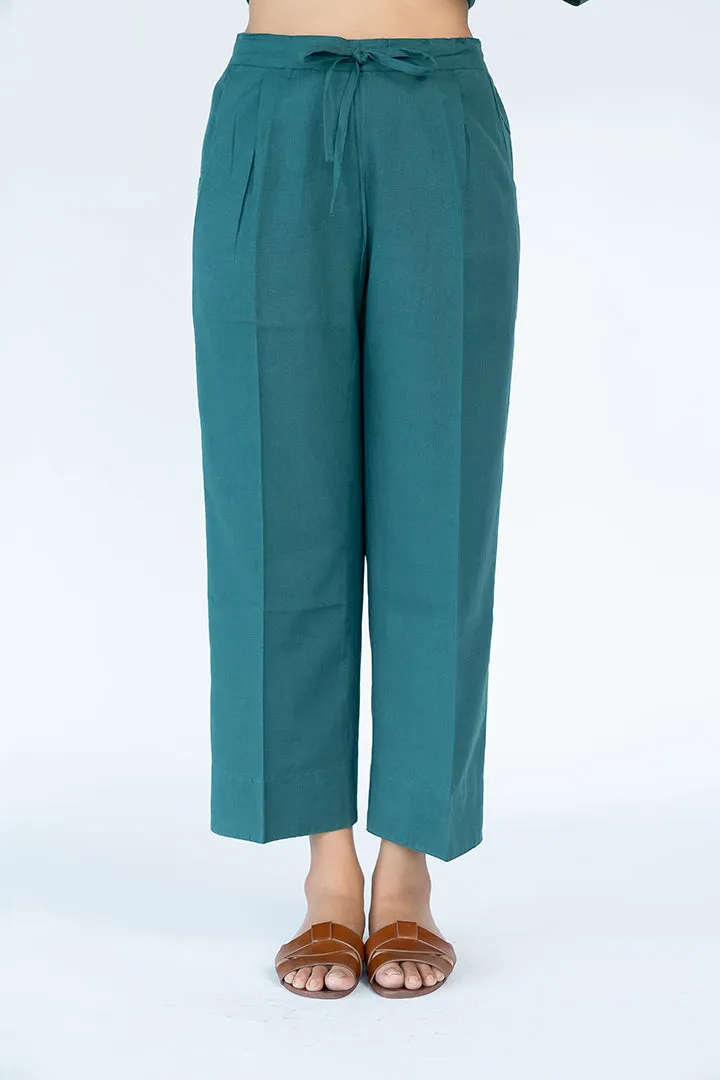 Cotton Parallel - Jade Green
