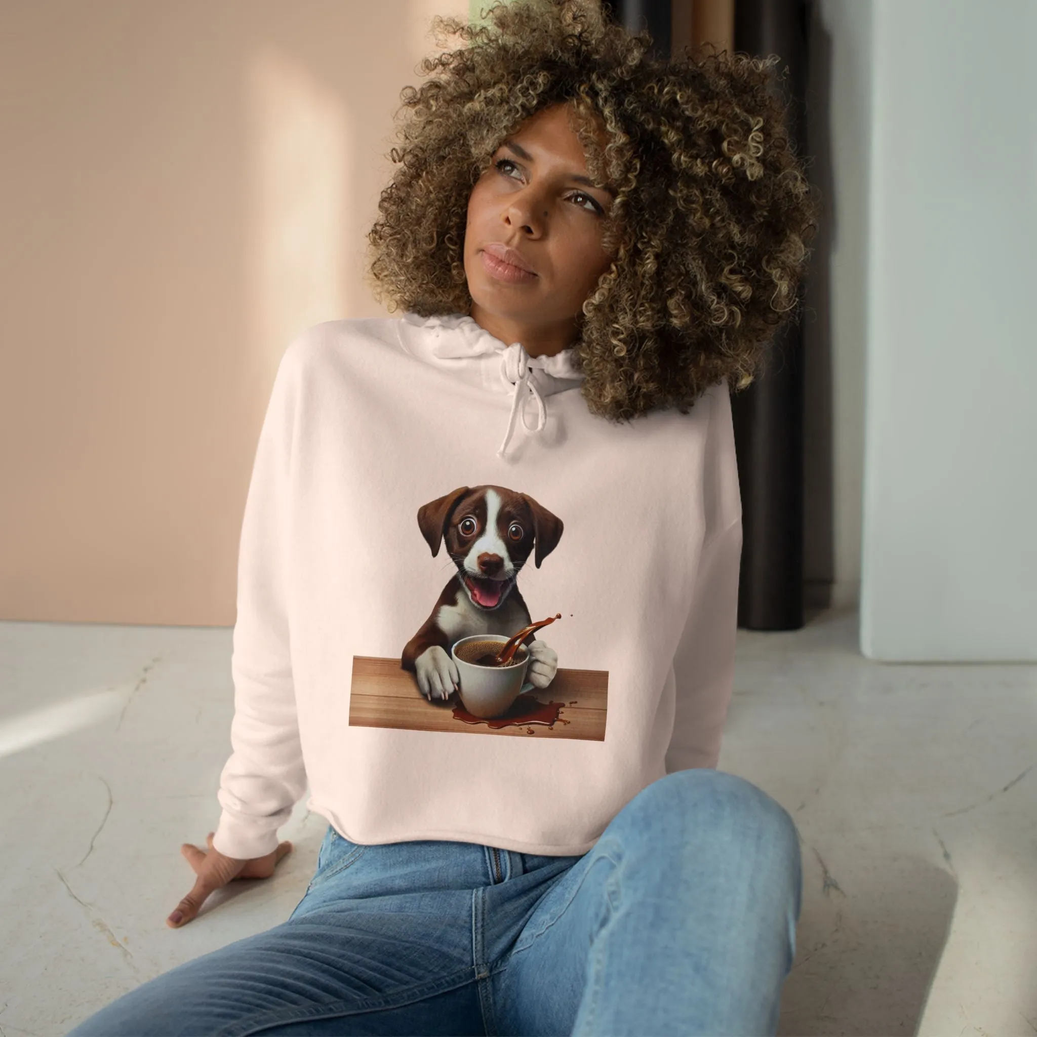 Crop Hoodie - Dog Lovers