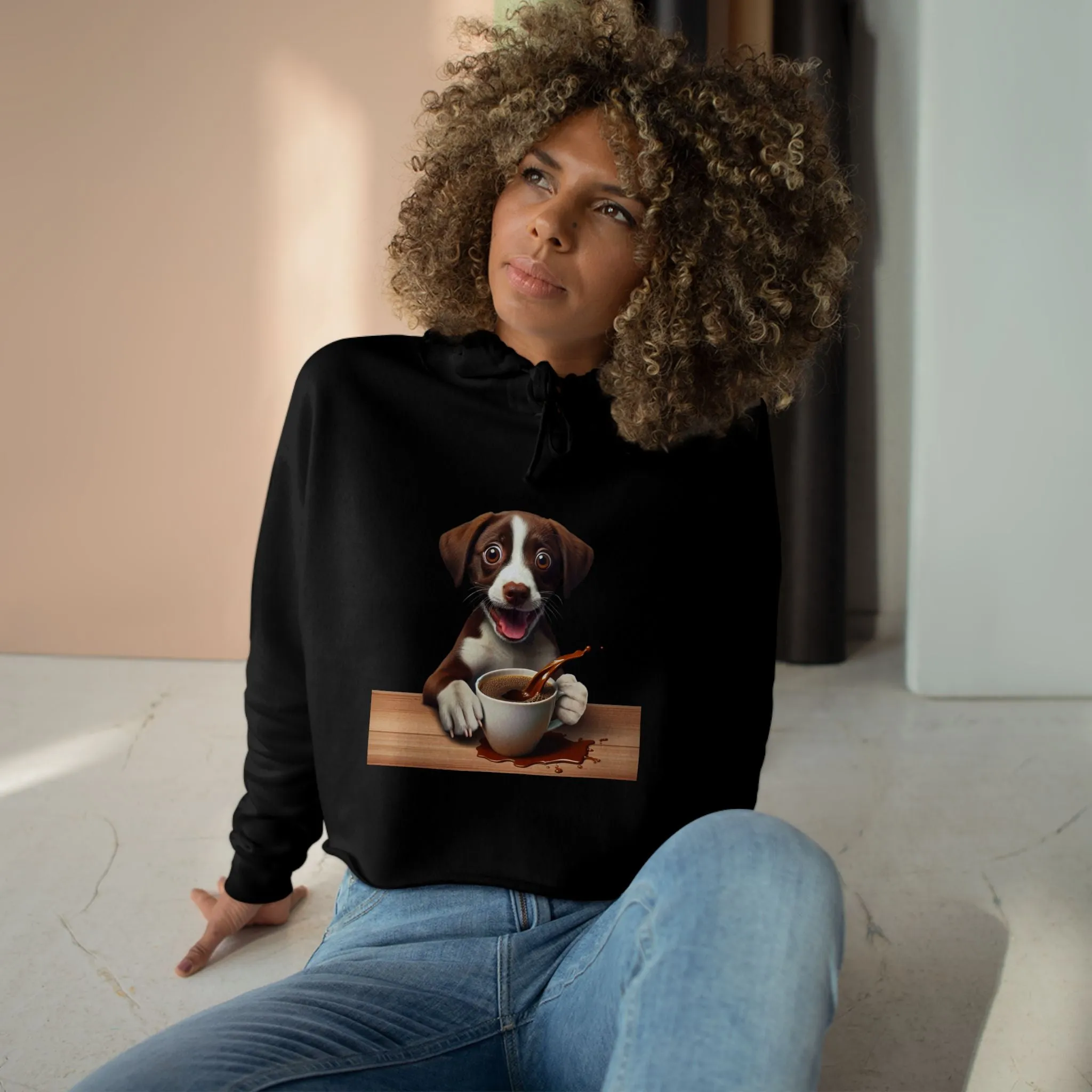 Crop Hoodie - Dog Lovers