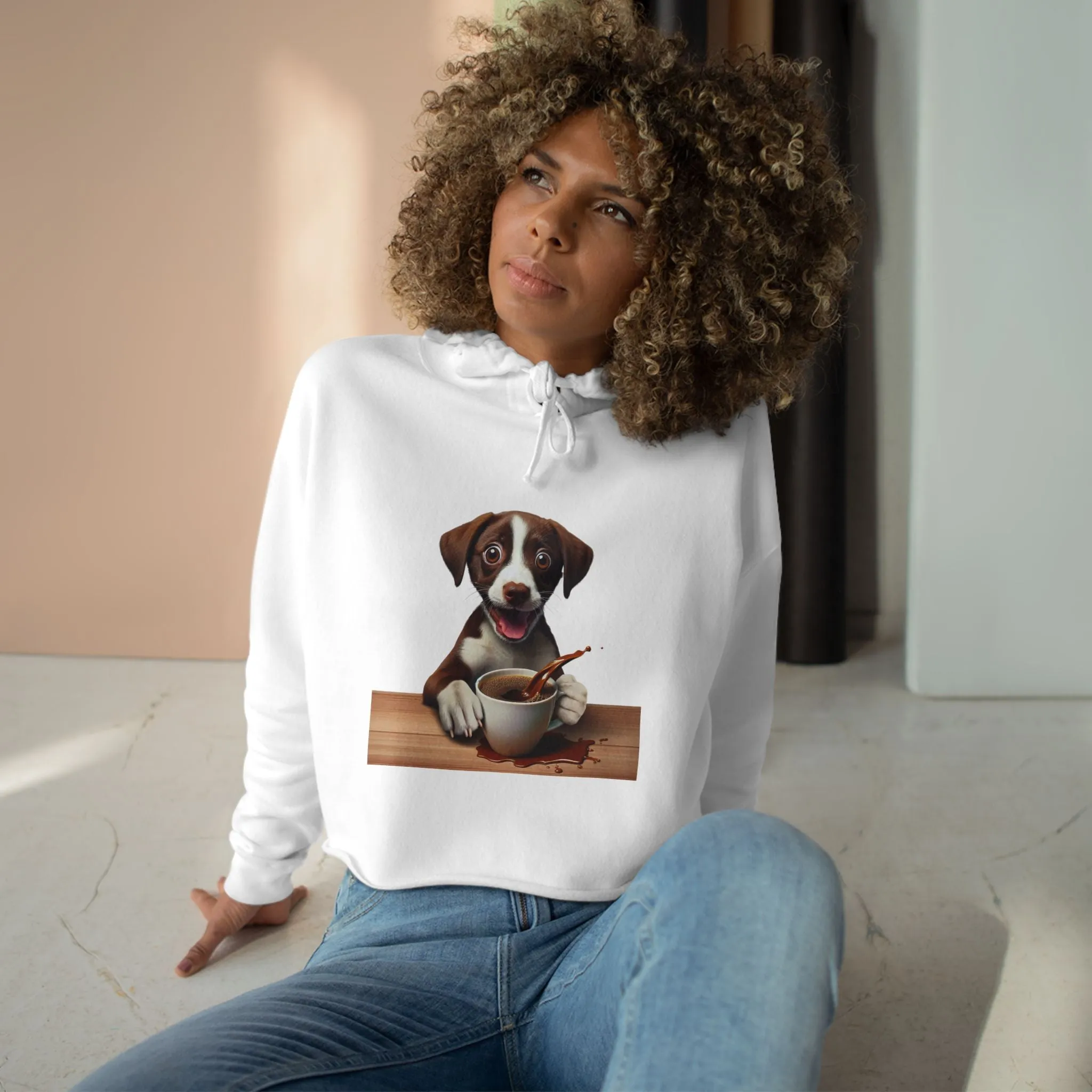 Crop Hoodie - Dog Lovers