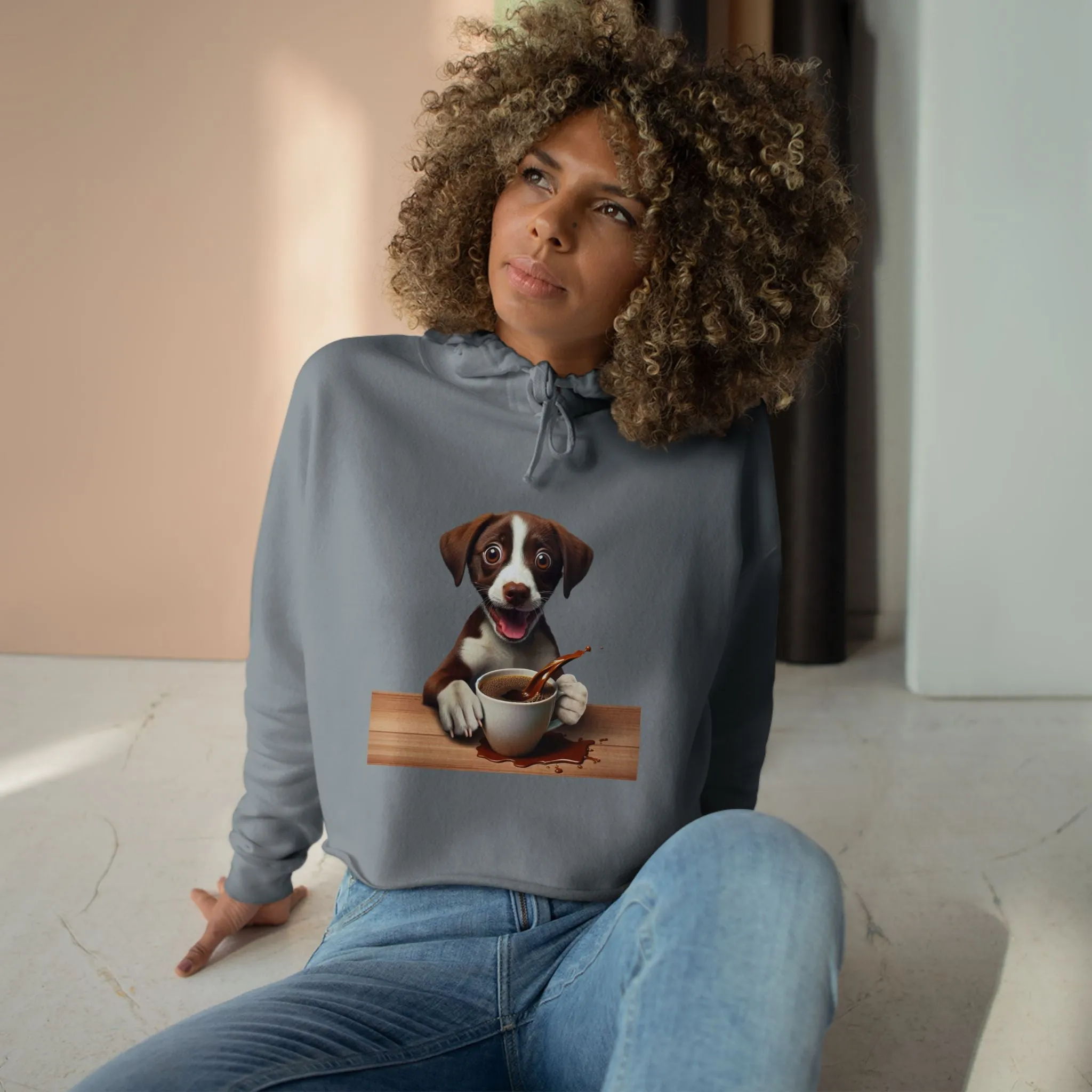Crop Hoodie - Dog Lovers