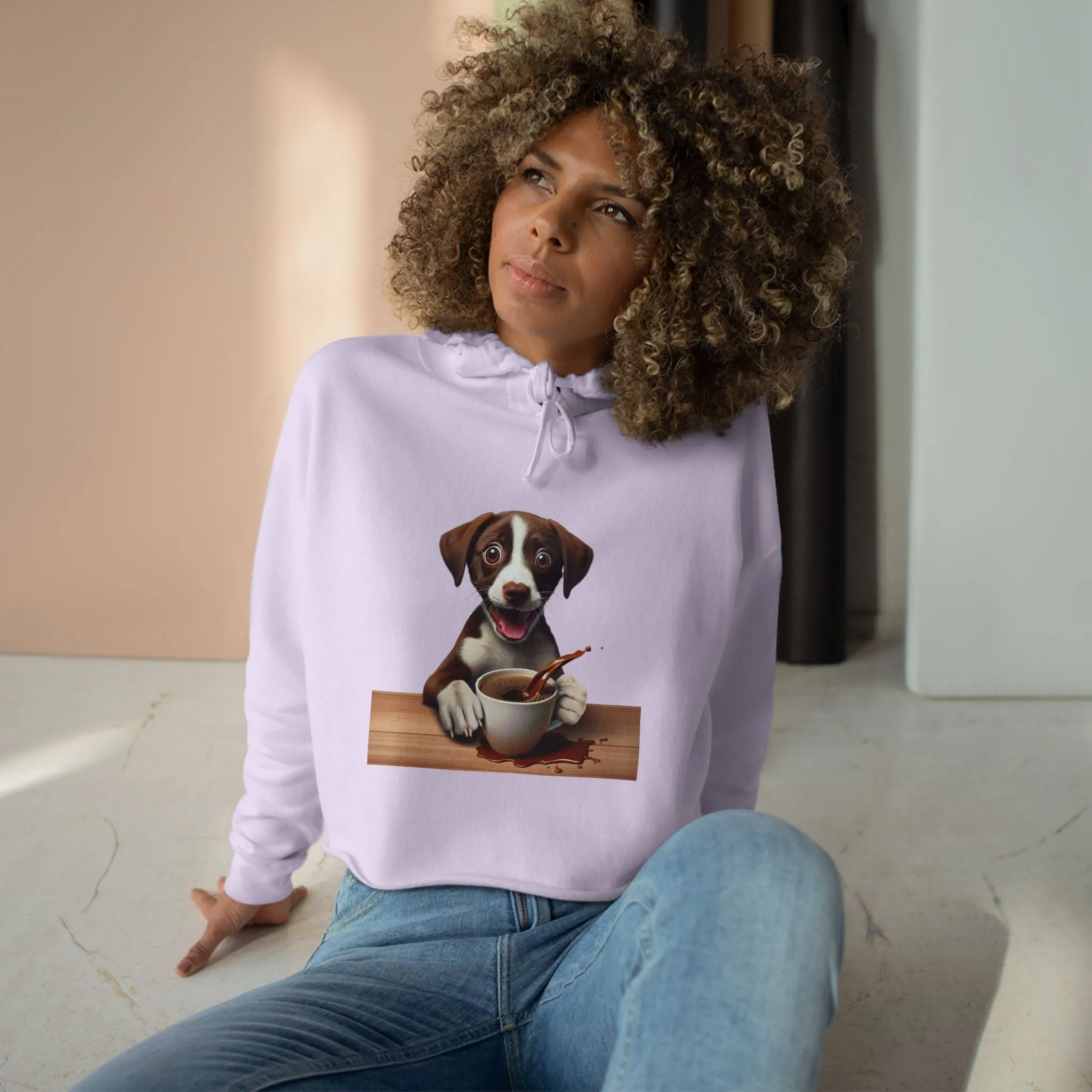 Crop Hoodie - Dog Lovers