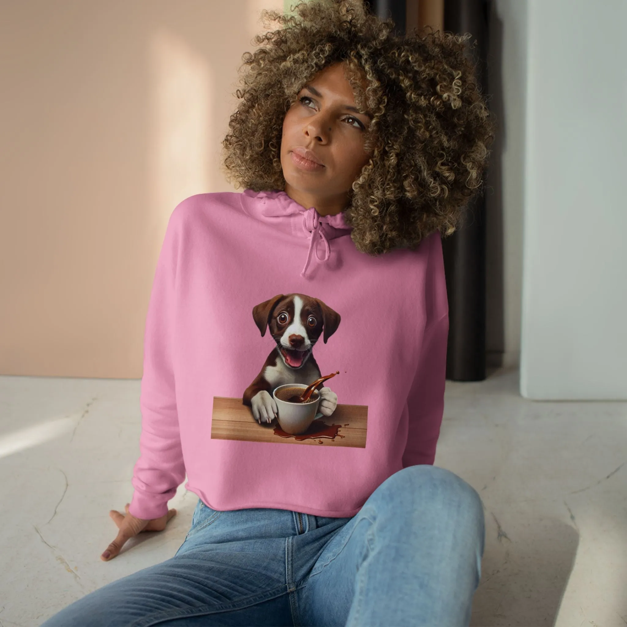 Crop Hoodie - Dog Lovers