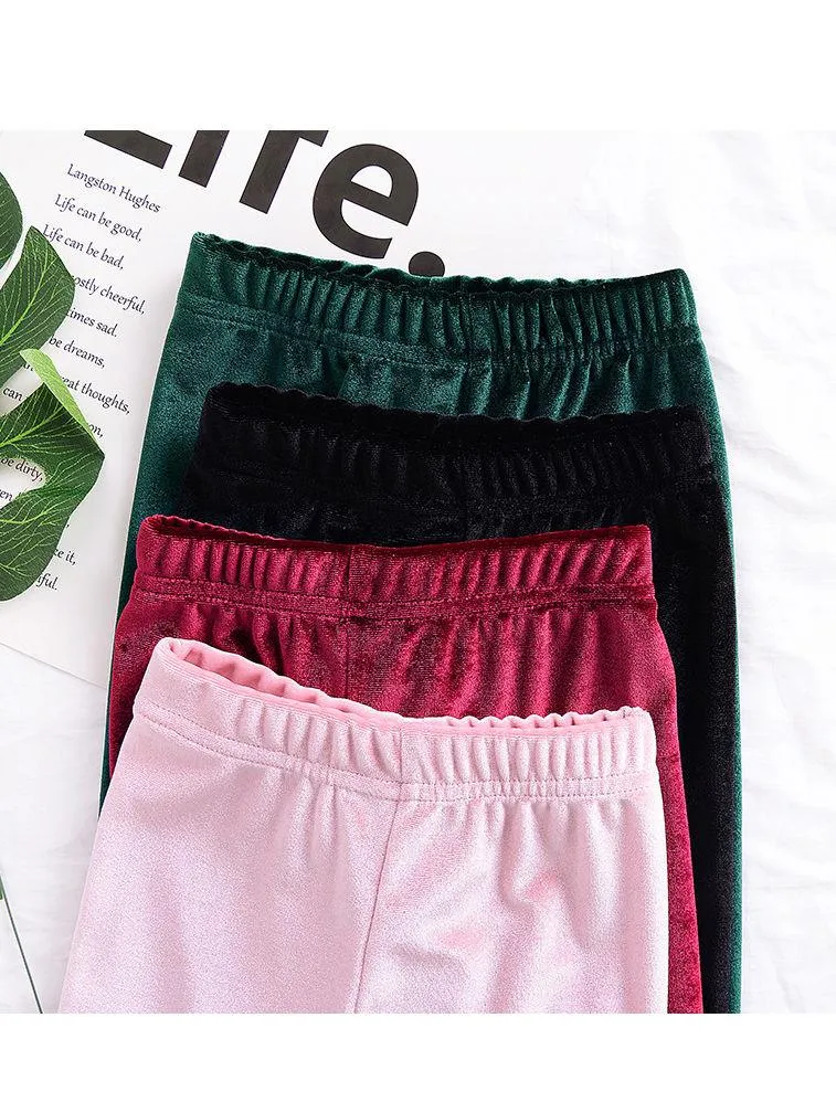 Fall Baby Toddler Girls Elastic Waist Leggings Pants