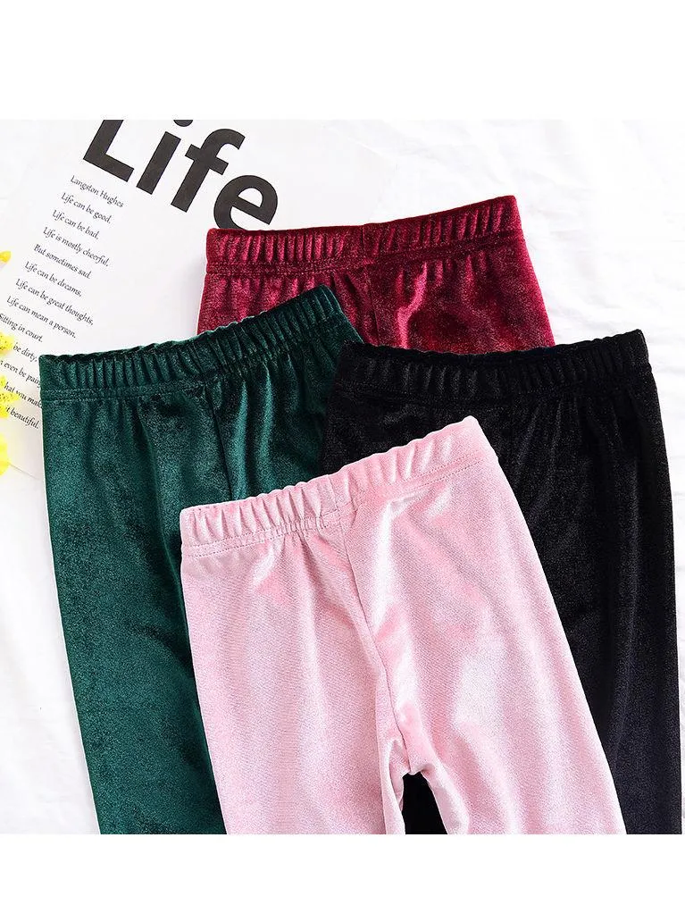 Fall Baby Toddler Girls Elastic Waist Leggings Pants