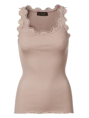 Iconic Silk Vintage Powder Top
