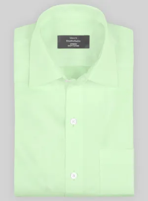 Italian Lombardo Rib Pastel Green Shirt