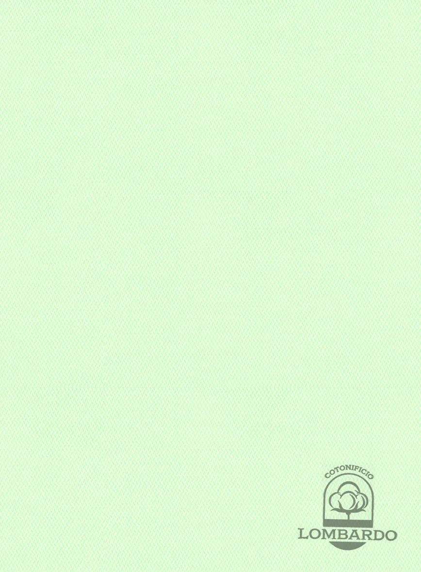 Italian Lombardo Rib Pastel Green Shirt