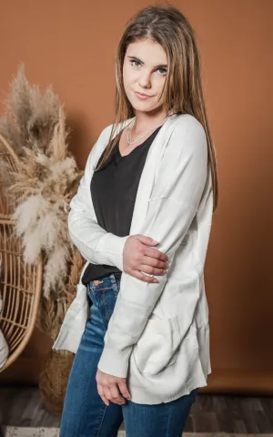 Ivory Knit Cardigan