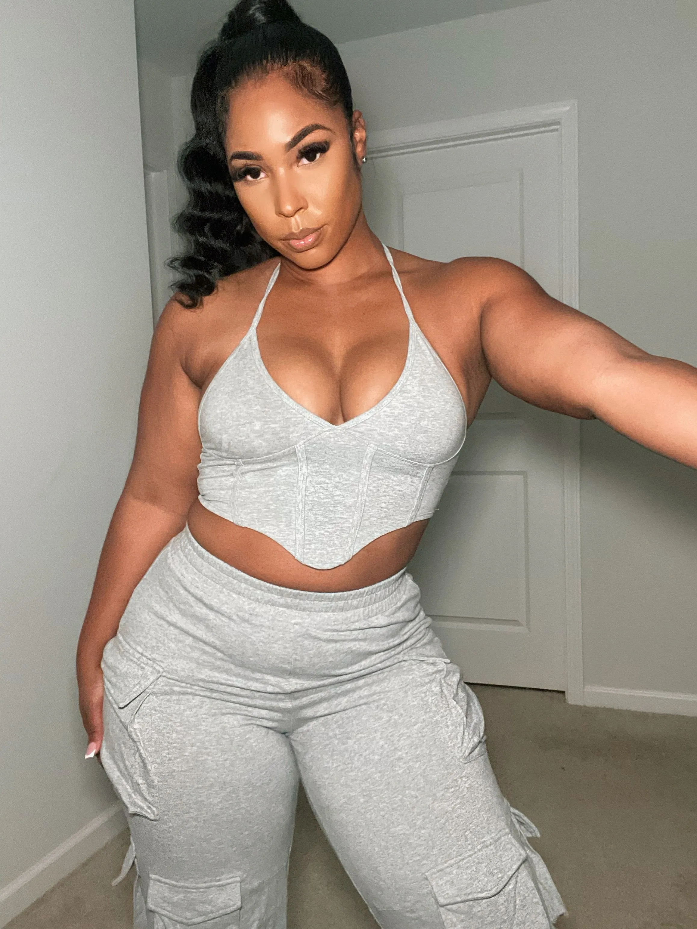 Jersey Knit Cargo Set
