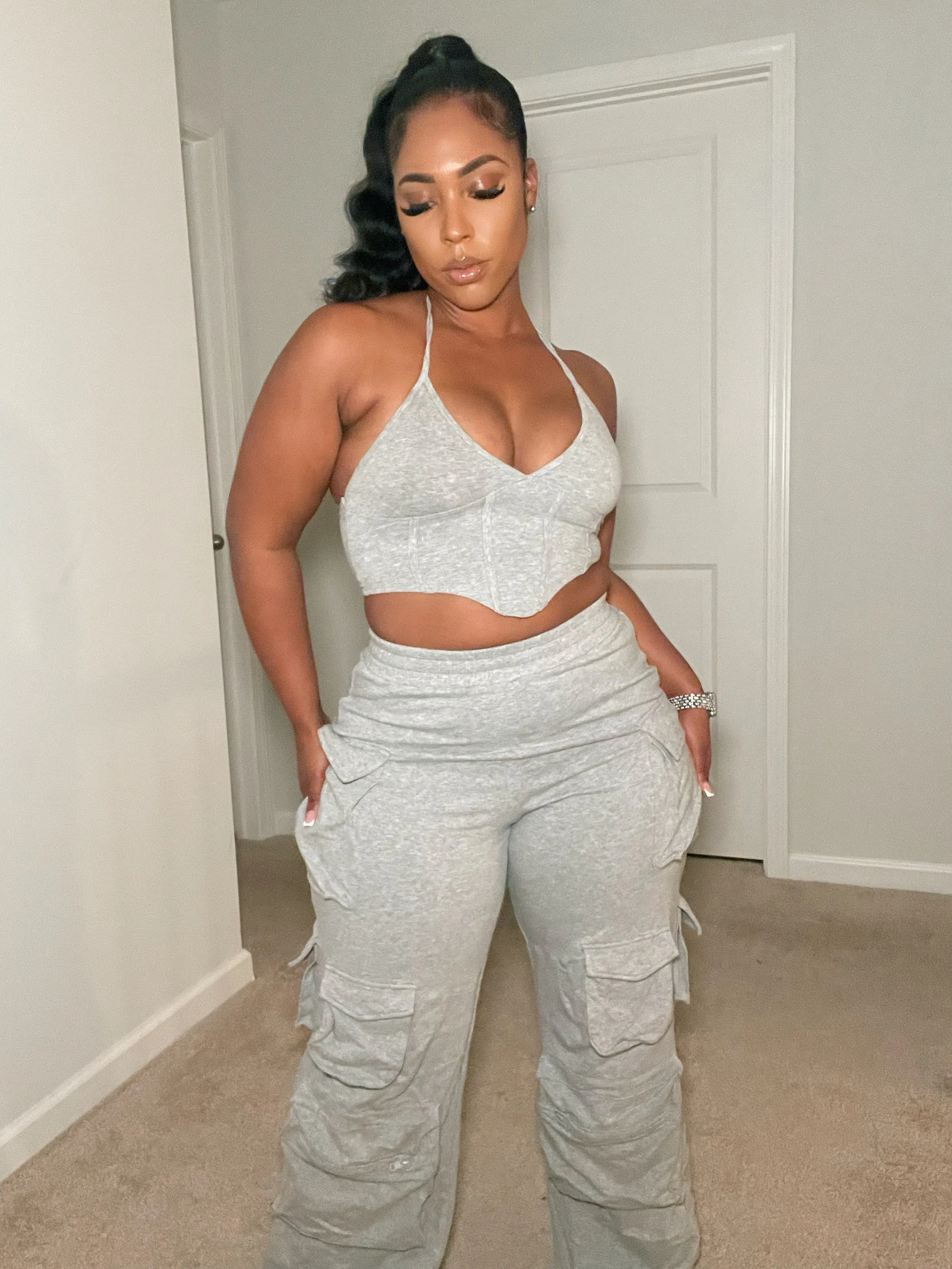 Jersey Knit Cargo Set