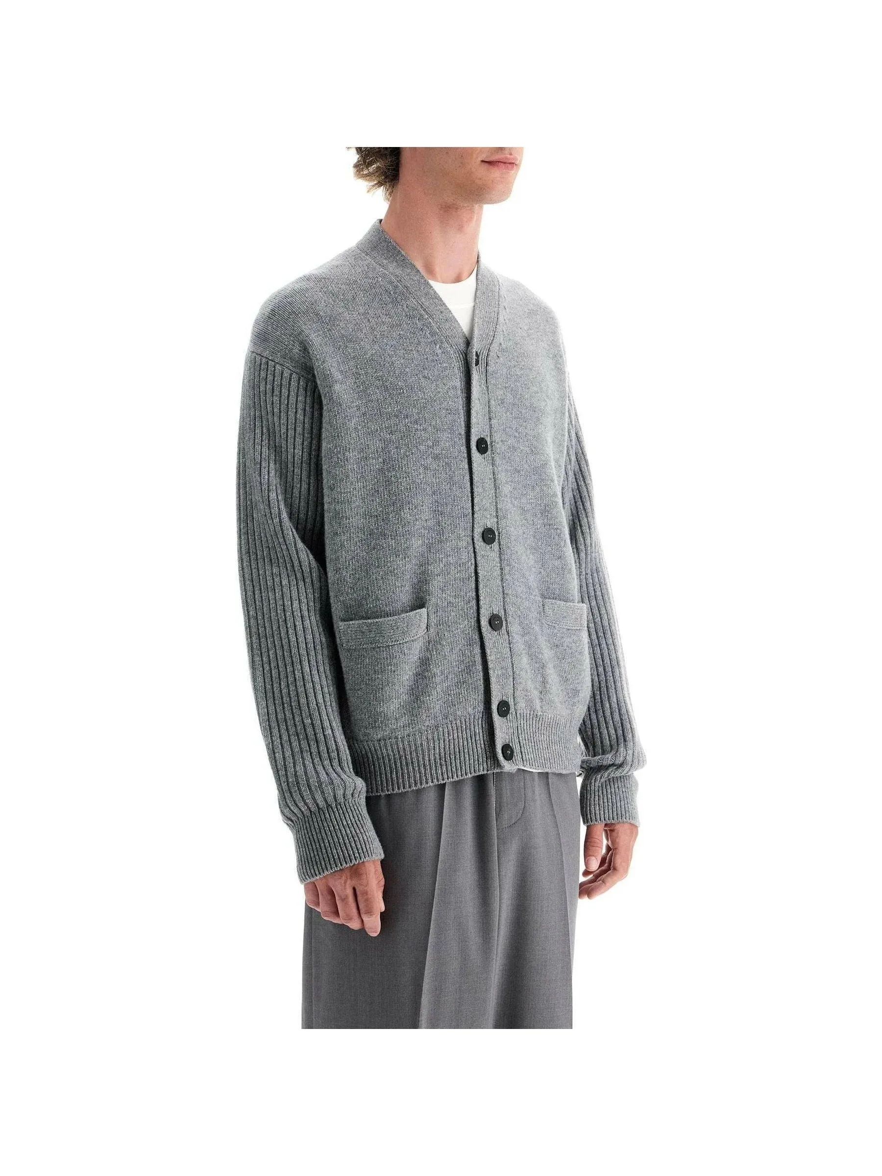 Knit Button Wool Sweater