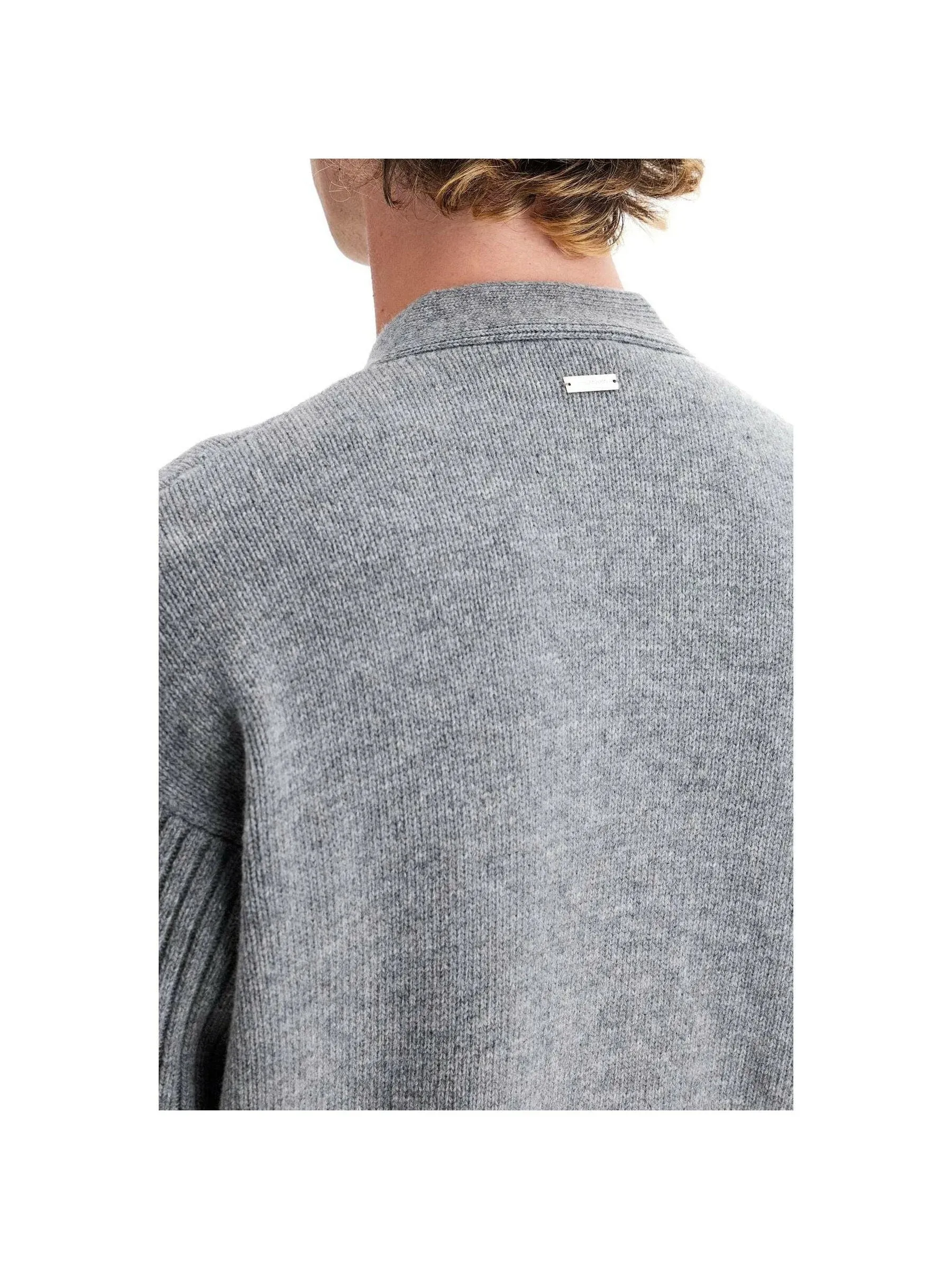 Knit Button Wool Sweater