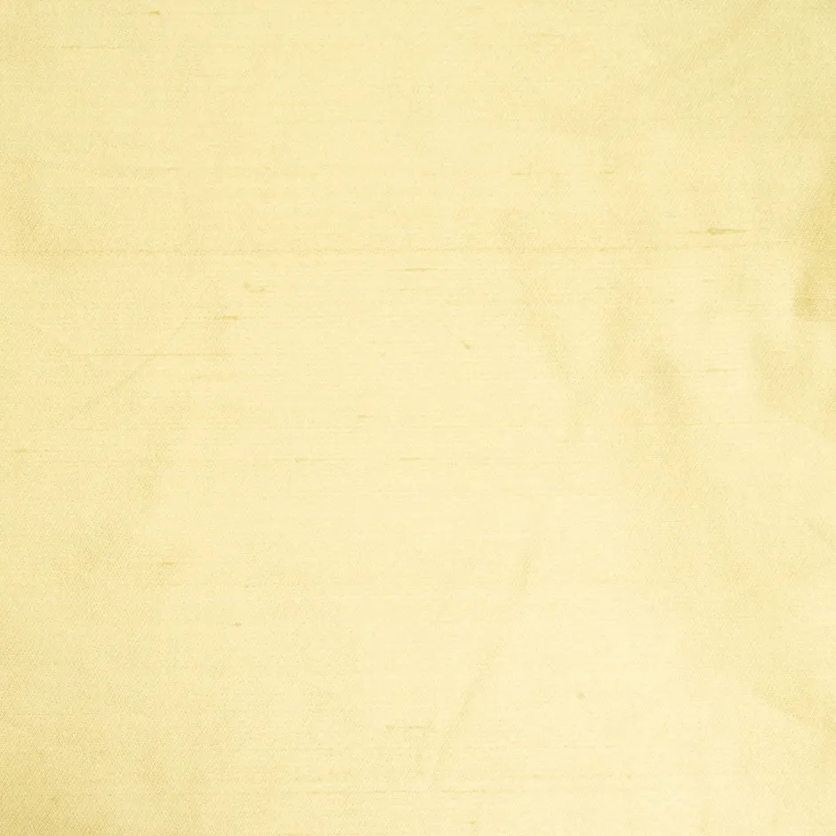 Lemon Sorbet Yellow Silk Shantung