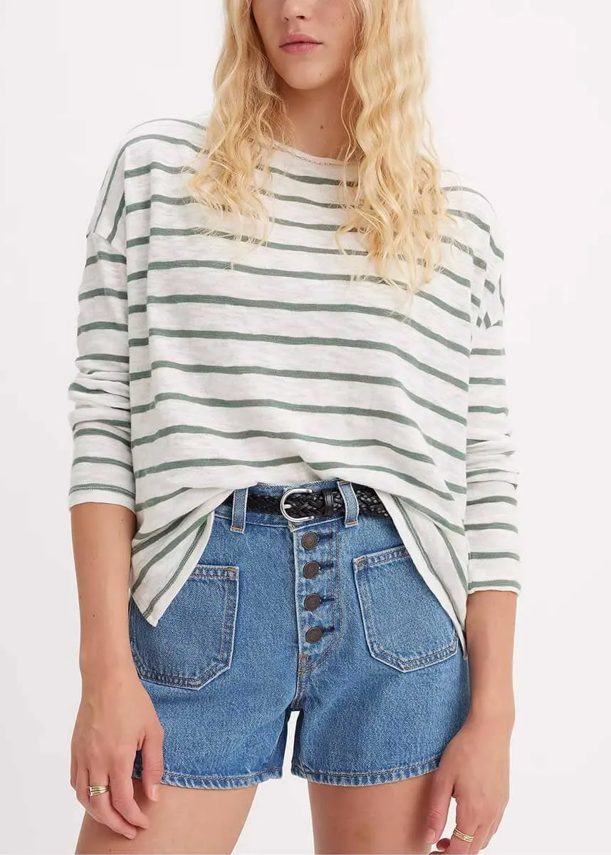 Levi's '80s Mom Patch Pocket Shorts - In Patches