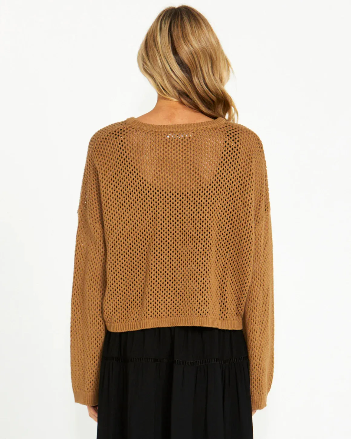 Lily Bell Sleeve Top - Mocha