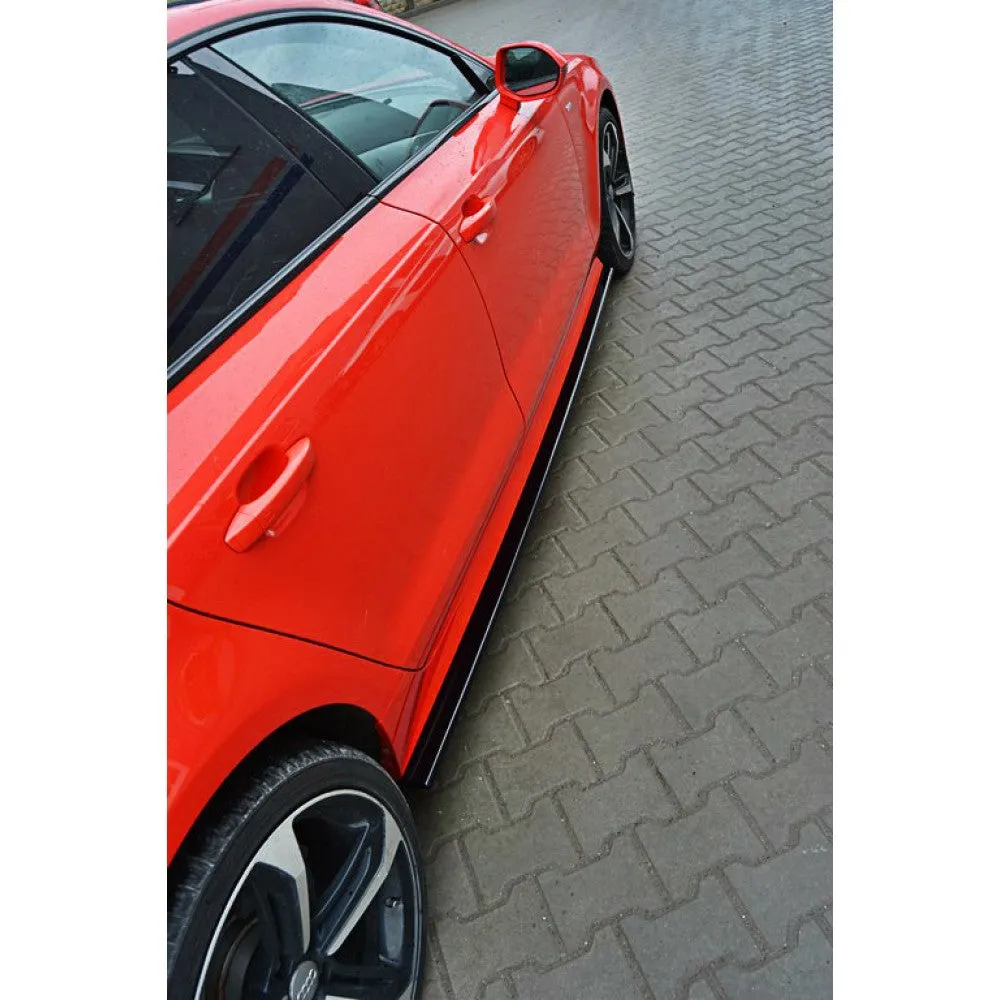 Maxton Design Side Skirts Diffusers  AUDI A7 S-LINE (FACELIFT)