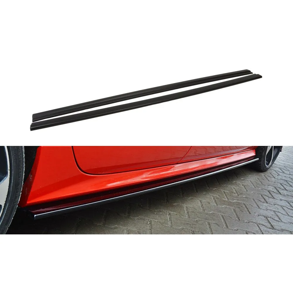 Maxton Design Side Skirts Diffusers  AUDI A7 S-LINE (FACELIFT)
