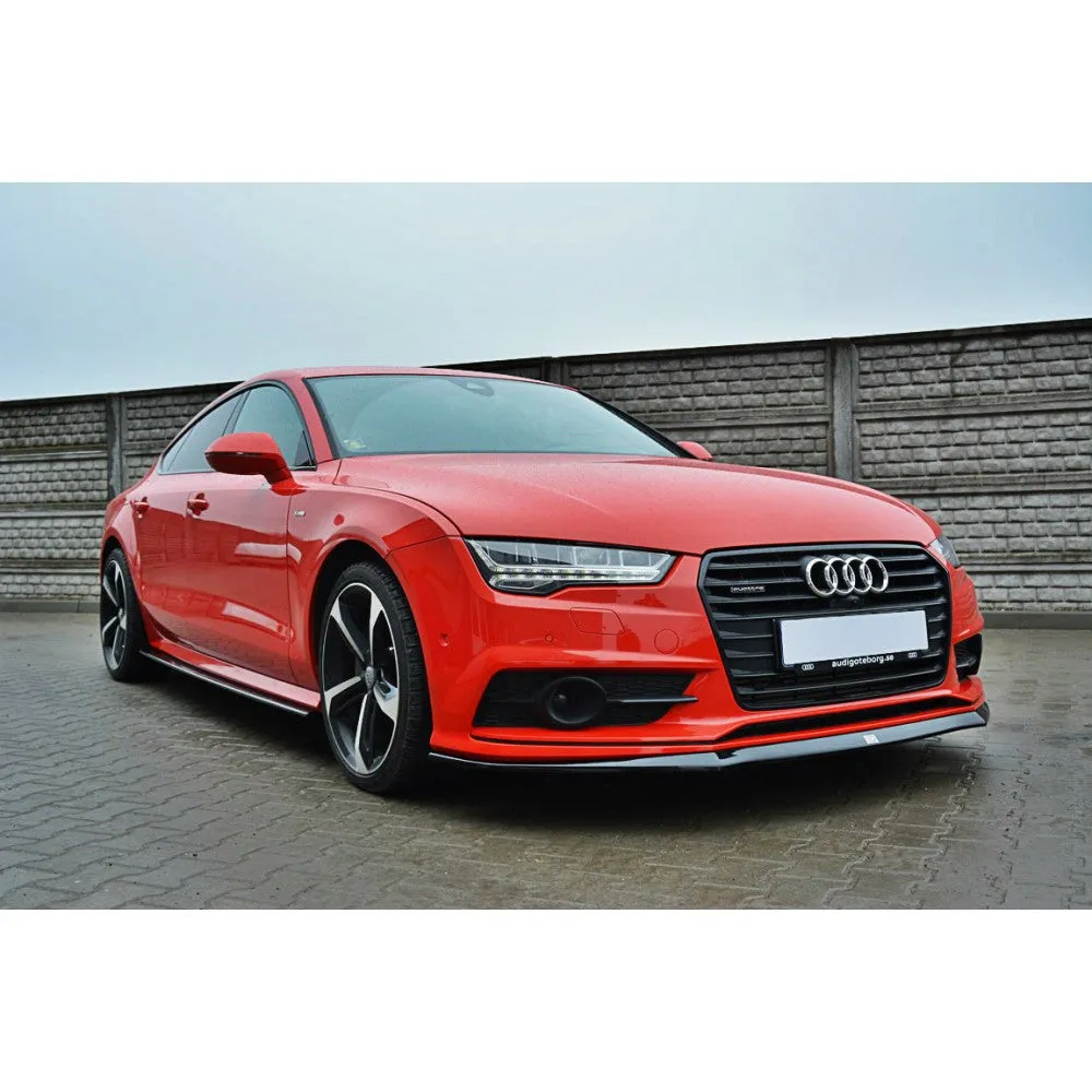 Maxton Design Side Skirts Diffusers  AUDI A7 S-LINE (FACELIFT)
