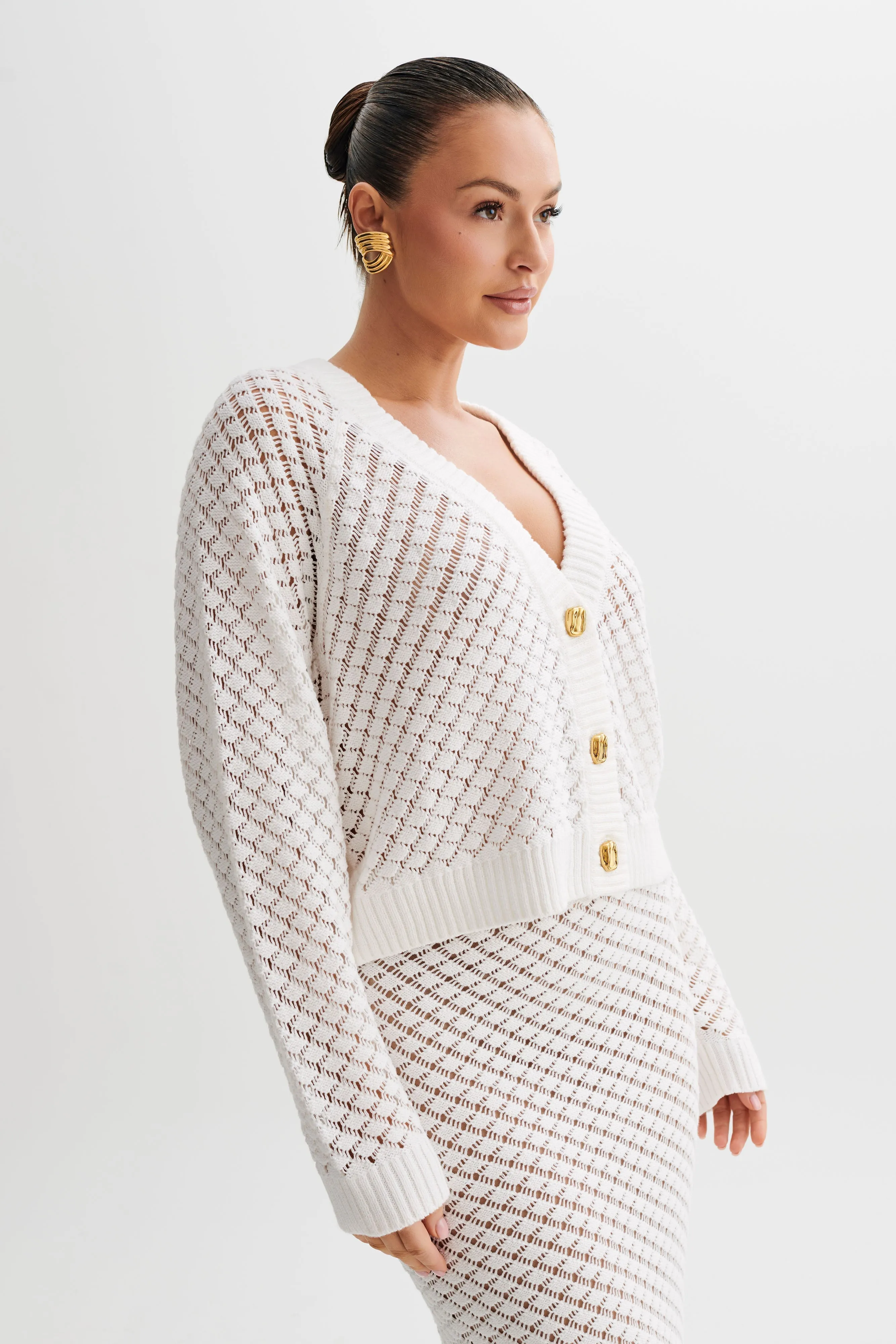 Mirabella Knit Cardigan - Ivory