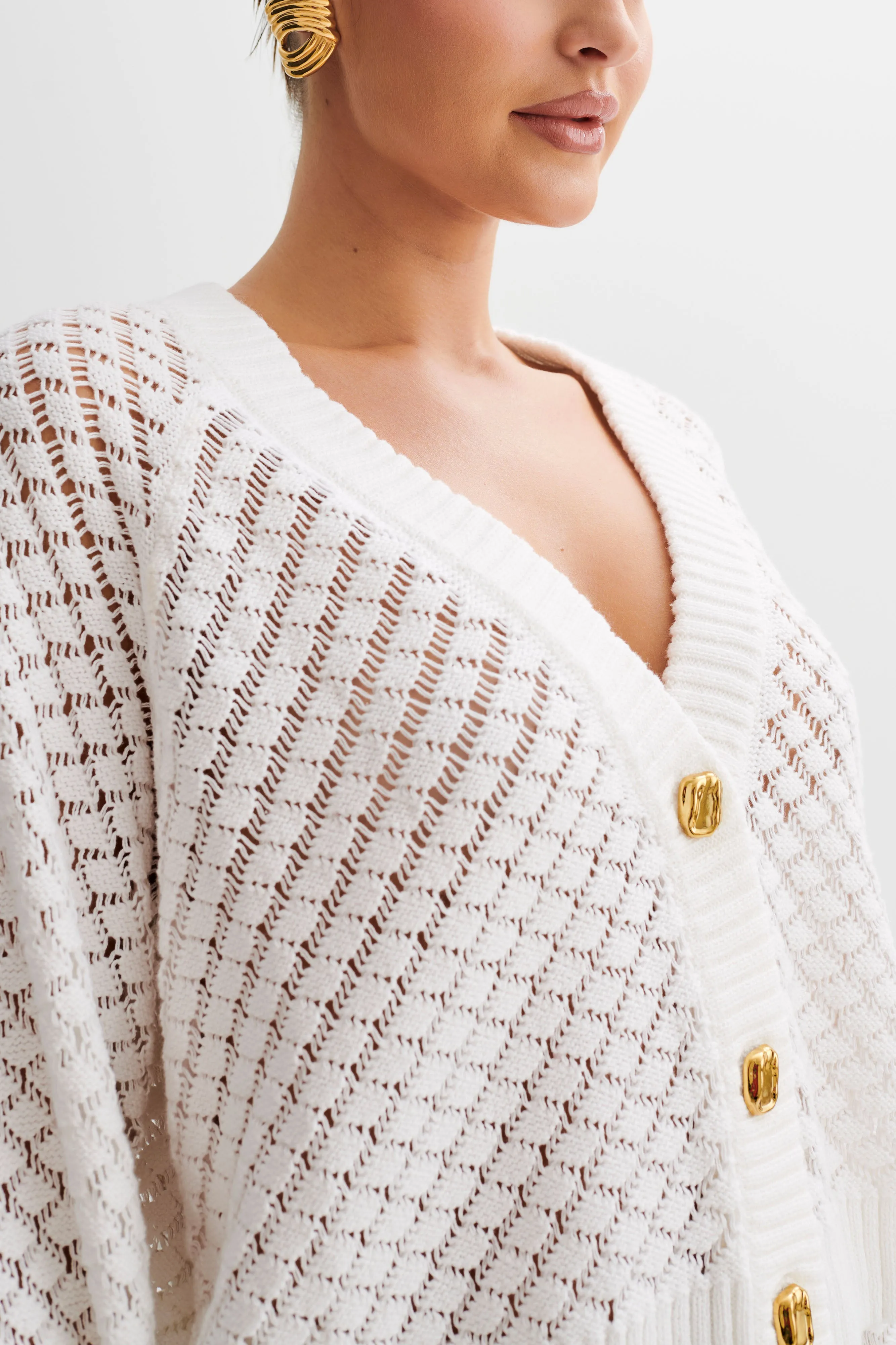 Mirabella Knit Cardigan - Ivory