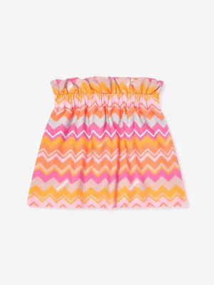 Missoni Girls Zigzag Skirt in Multicolour