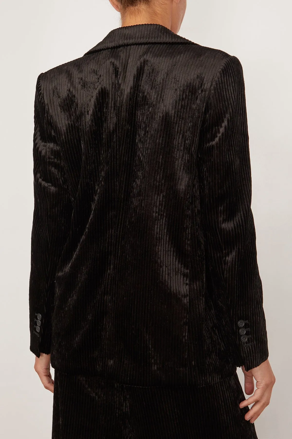 Modern Structure Jacket in Black