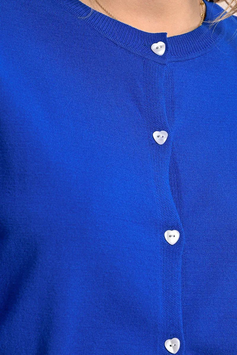 Molly Bracken Heart Button Cardigan