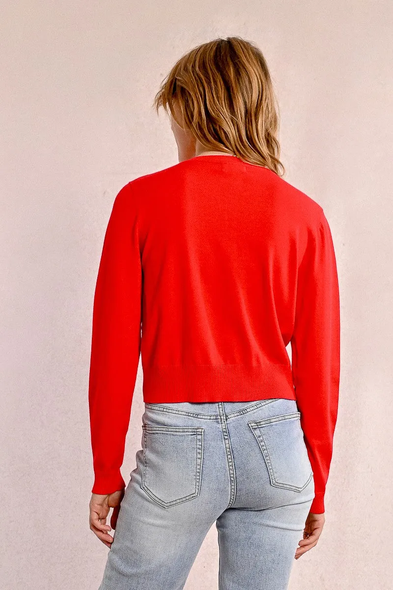 Molly Bracken Heart Button Cardigan