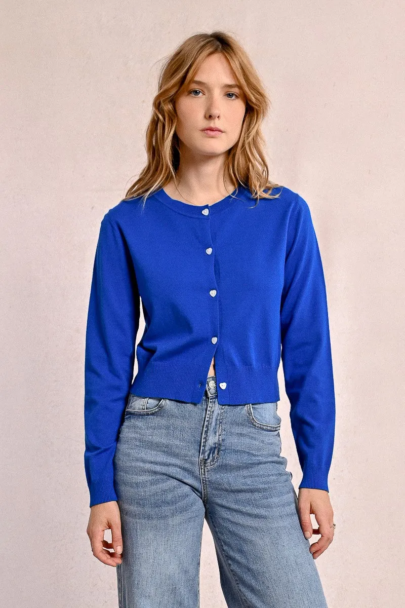 Molly Bracken Heart Button Cardigan