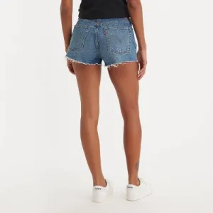 New - Levi's 501 Original Fit High-Rise Women's Jean Shorts - Darn It Now 31