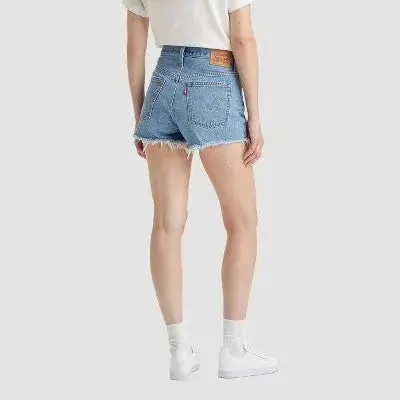 New - Levi's 501 Original Women's High-Rise Distressed Jean Denim Shorts