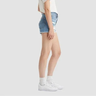 New - Levi's Women's High Rise Denim Jean Shorts Regular Fit 3" Heavyweight