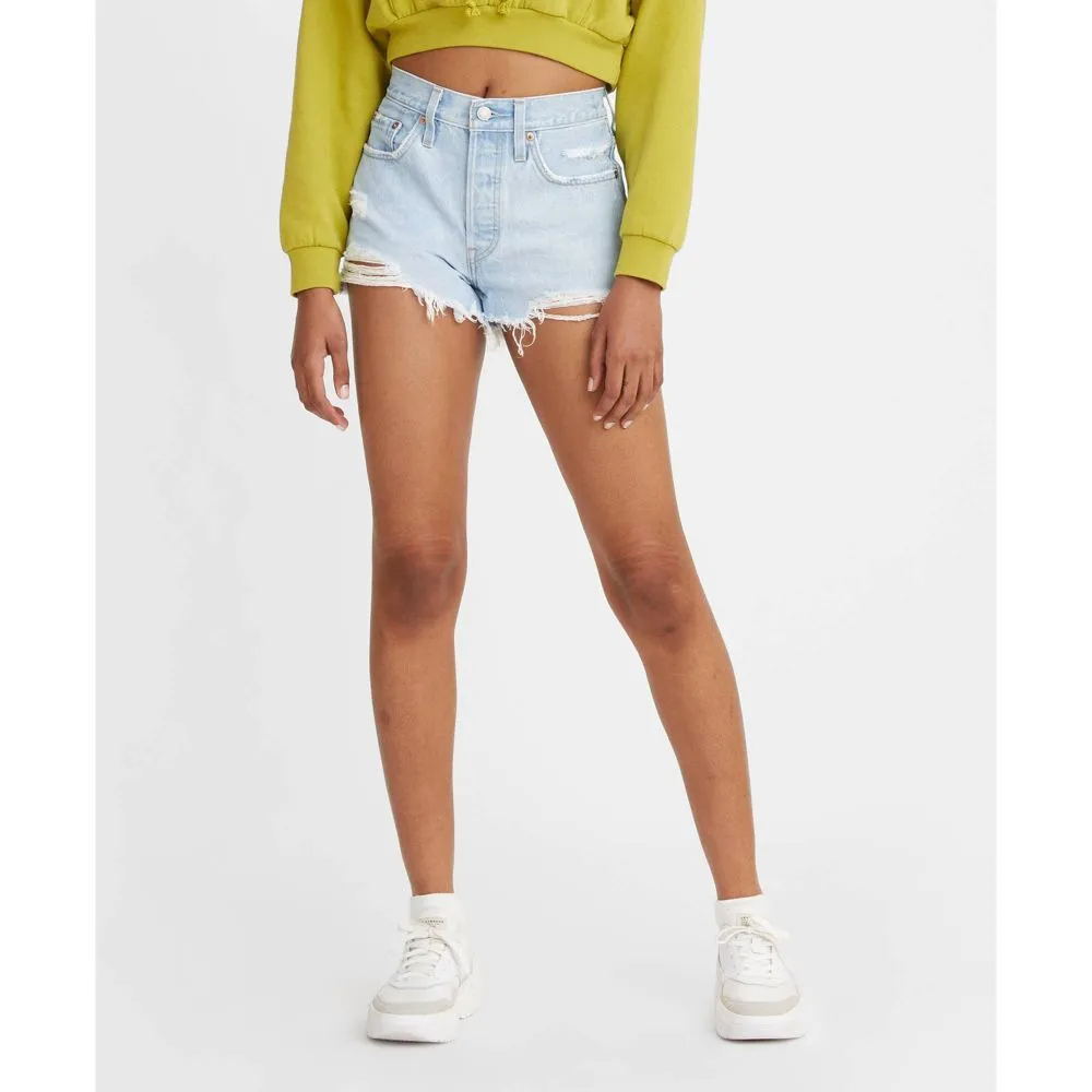 New - Levi's Women's High Rise Denim Jean Shorts Regular Fit 3" Heavyweight