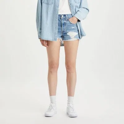 New - Levi's Women's High Rise Denim Jean Shorts Regular Fit 3" Heavyweight