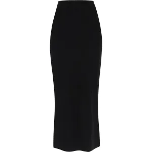 Norma Kamali long skirt in poly lycra