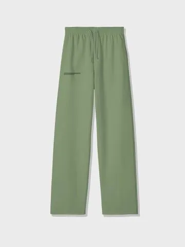 Pangaia Organic Cotton Loose Track Pants - Khaki