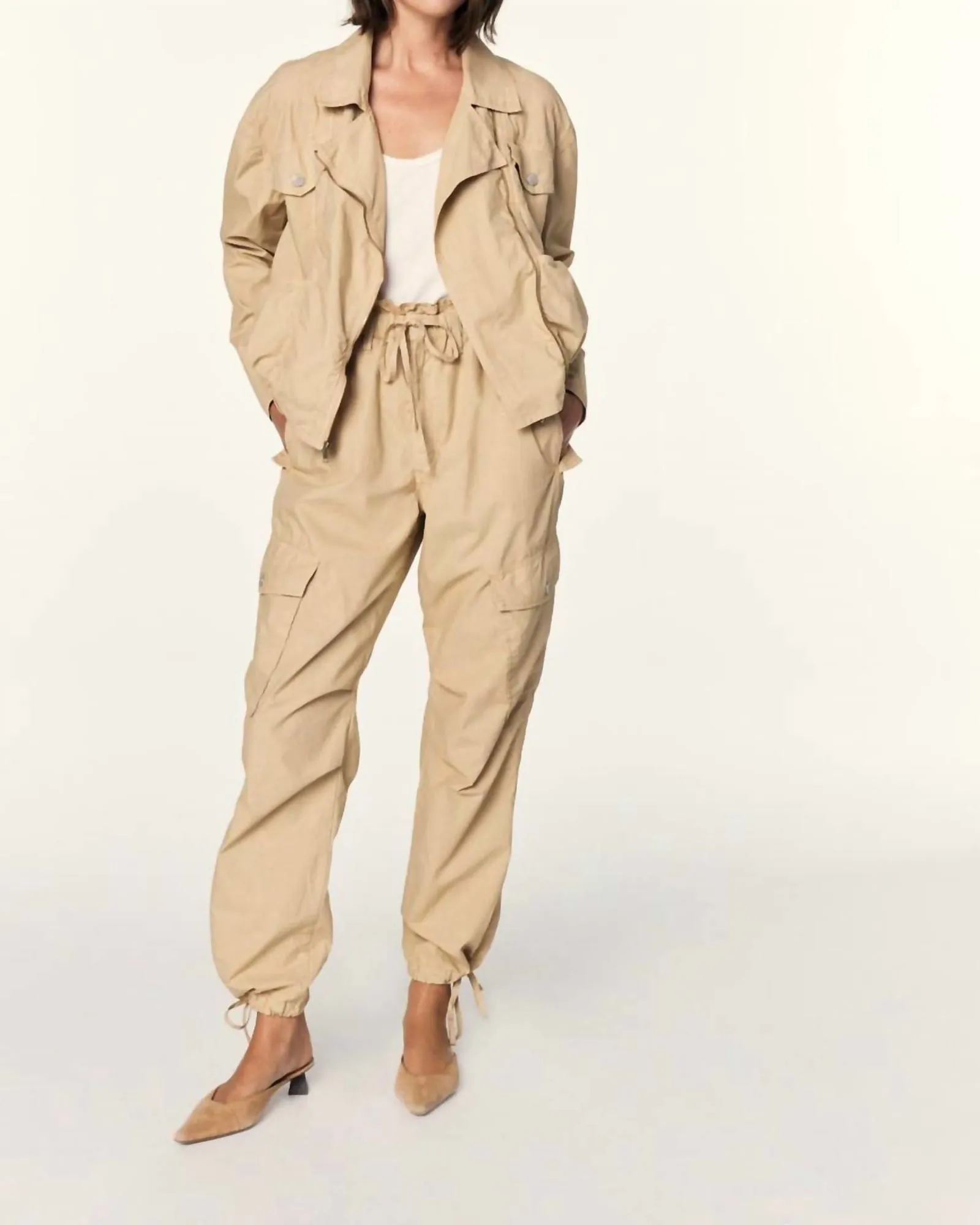 Parachute Pant In Oatmilk | Oatmilk