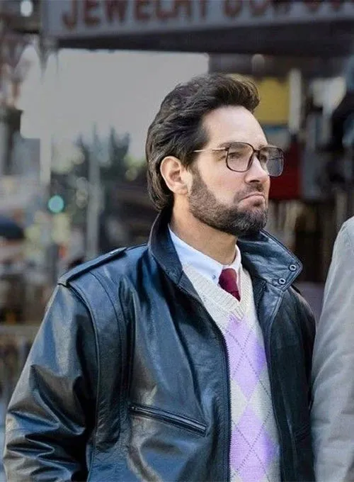 PAUL RUDD THE SHRINK NEXT DOOR LEATHER JACKET