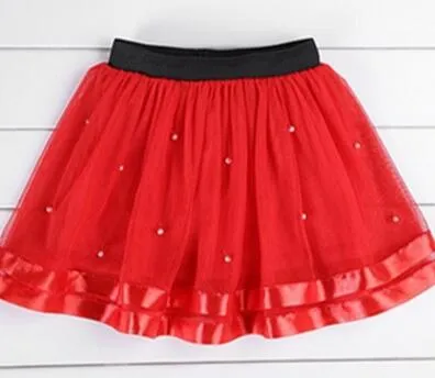 Pearl Design Meshed Skirt