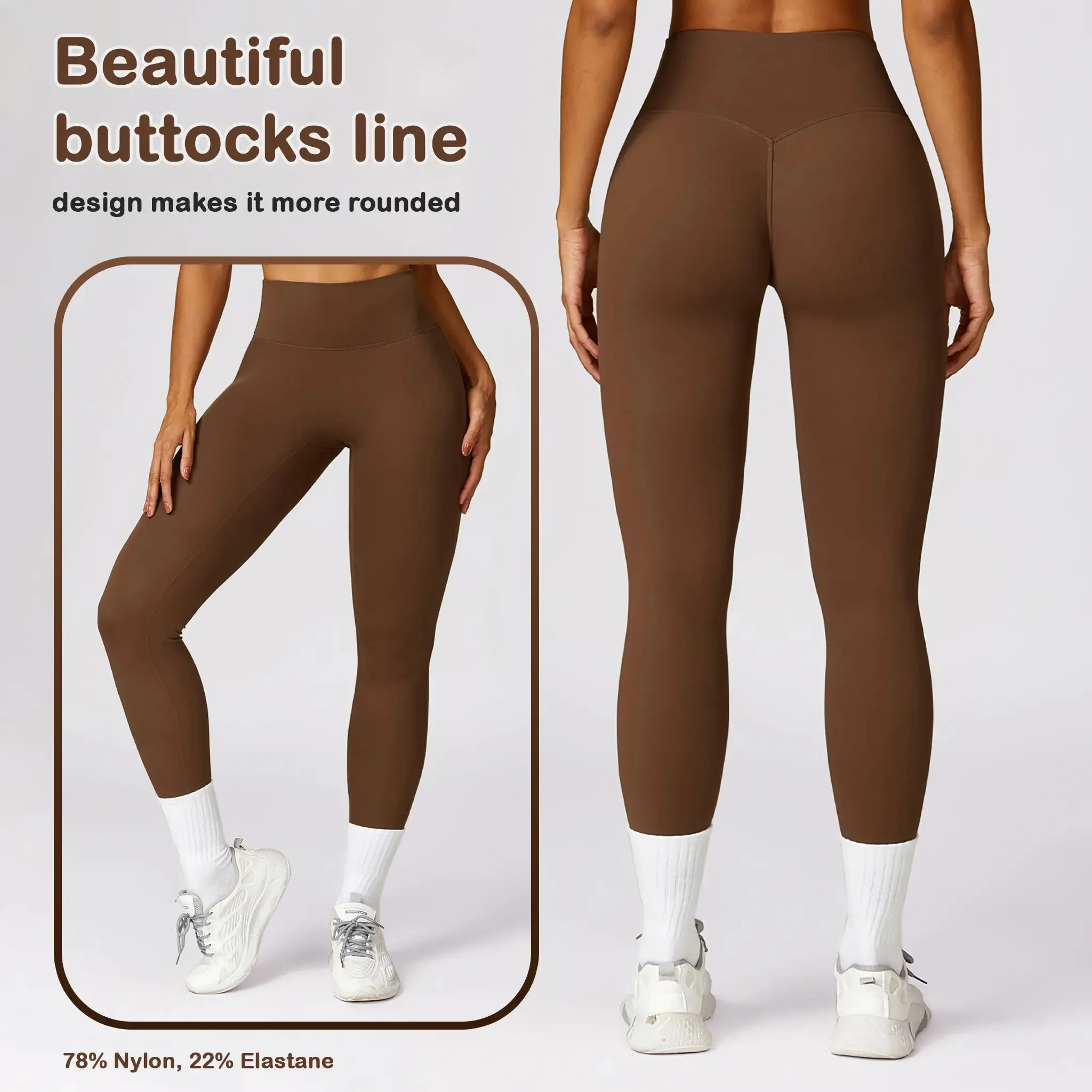 Quick-drying Nude Feel Hip Raise Yoga Pants