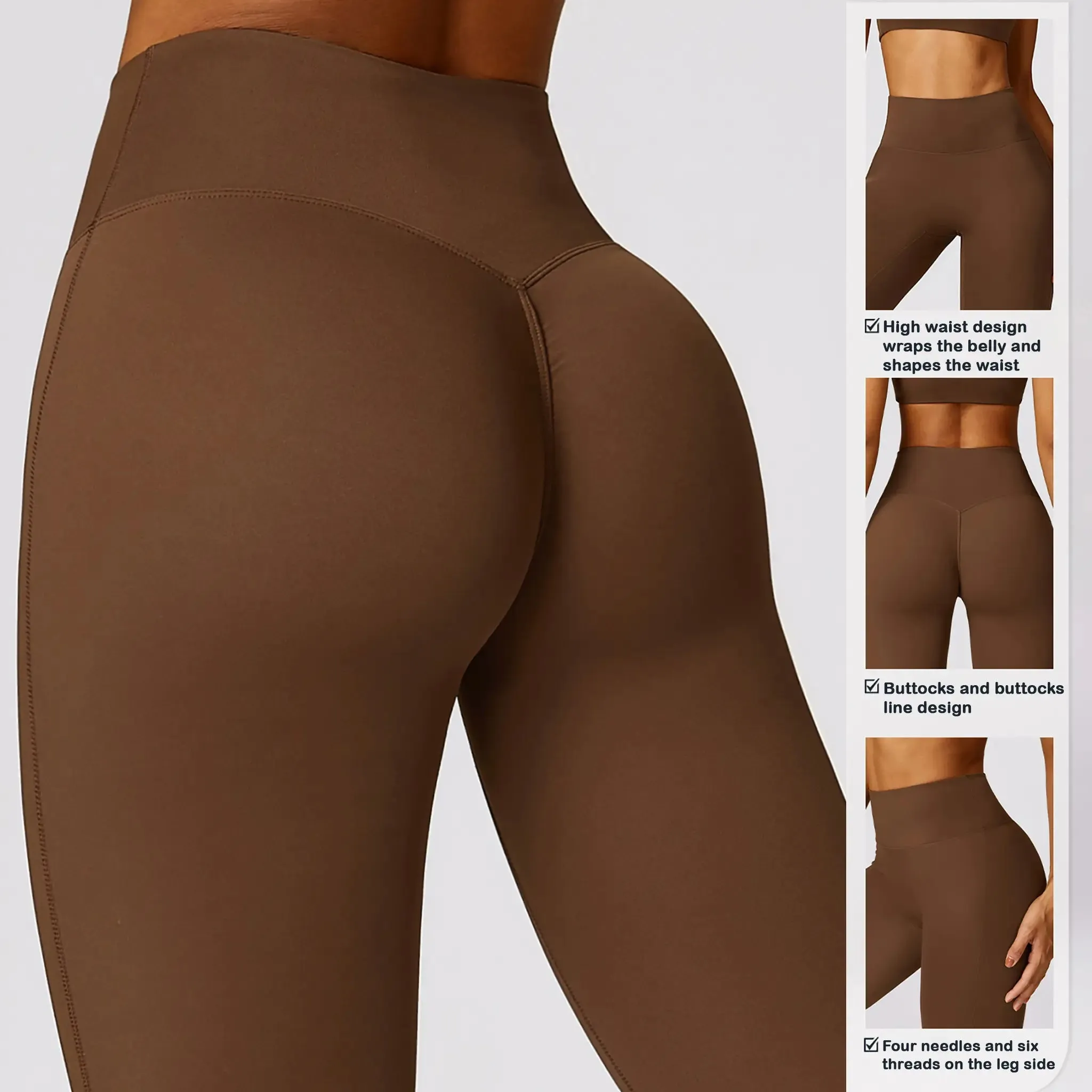 Quick-drying Nude Feel Hip Raise Yoga Pants