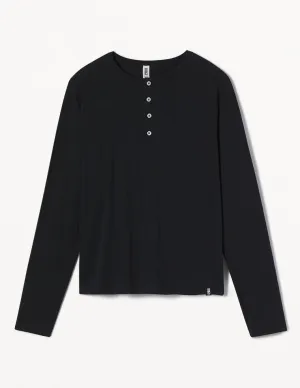 Relax Henley: Black